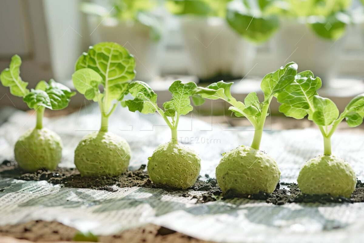 Améliorez la germination de votre mâche : l'astuce avec du papier journal pour des semis prospères