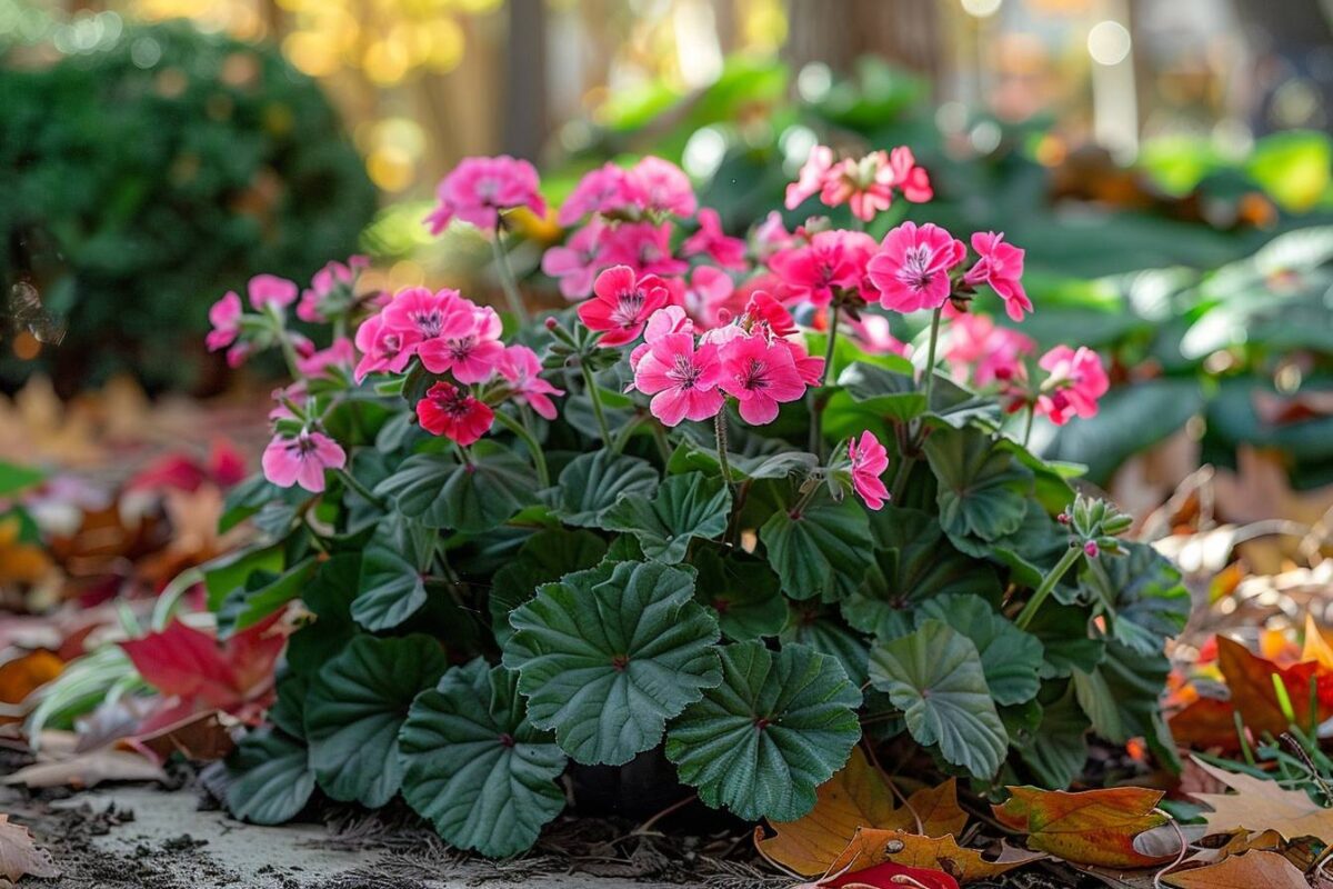 Comment choyer vos géraniums en octobre pour une floraison spectaculaire au printemps