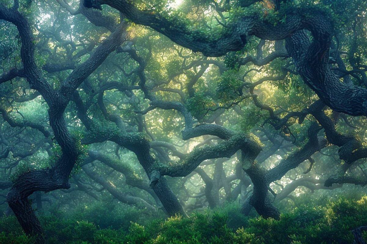 les arbres timides et leur danse céleste : une merveille naturelle peu connue